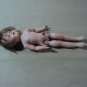 vintage hard plastic doll Made in usa.