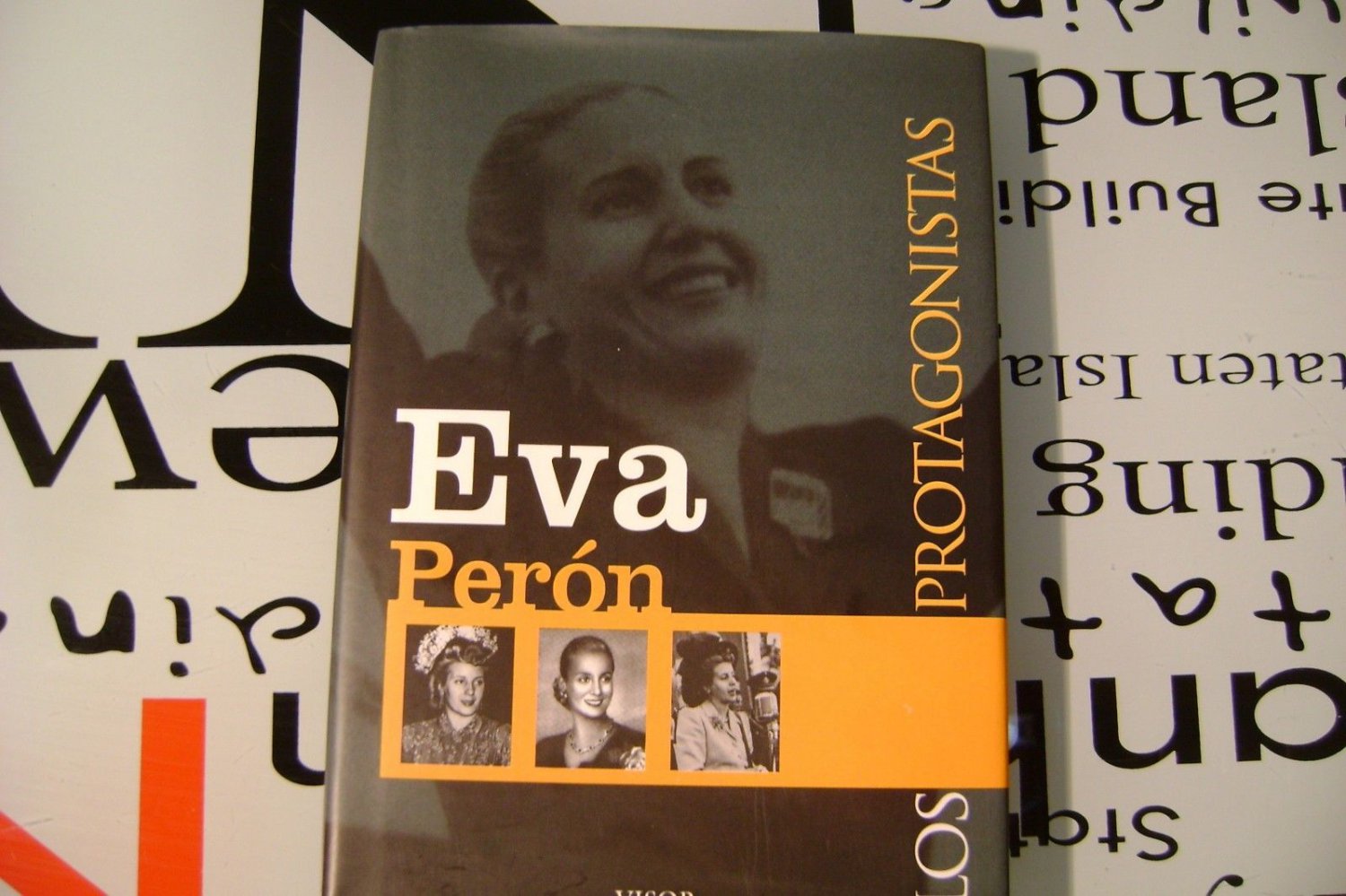 biographical book Eva Peron - editorial Visor en espa&Atilde;&plusmn;ol