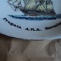 old porcelain plate Fragata (frigate) A.R.A Sarmiento Argentina navy