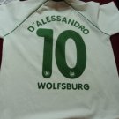 vintage soccer Jersey Retro d'alessandro wolfsburgo size L