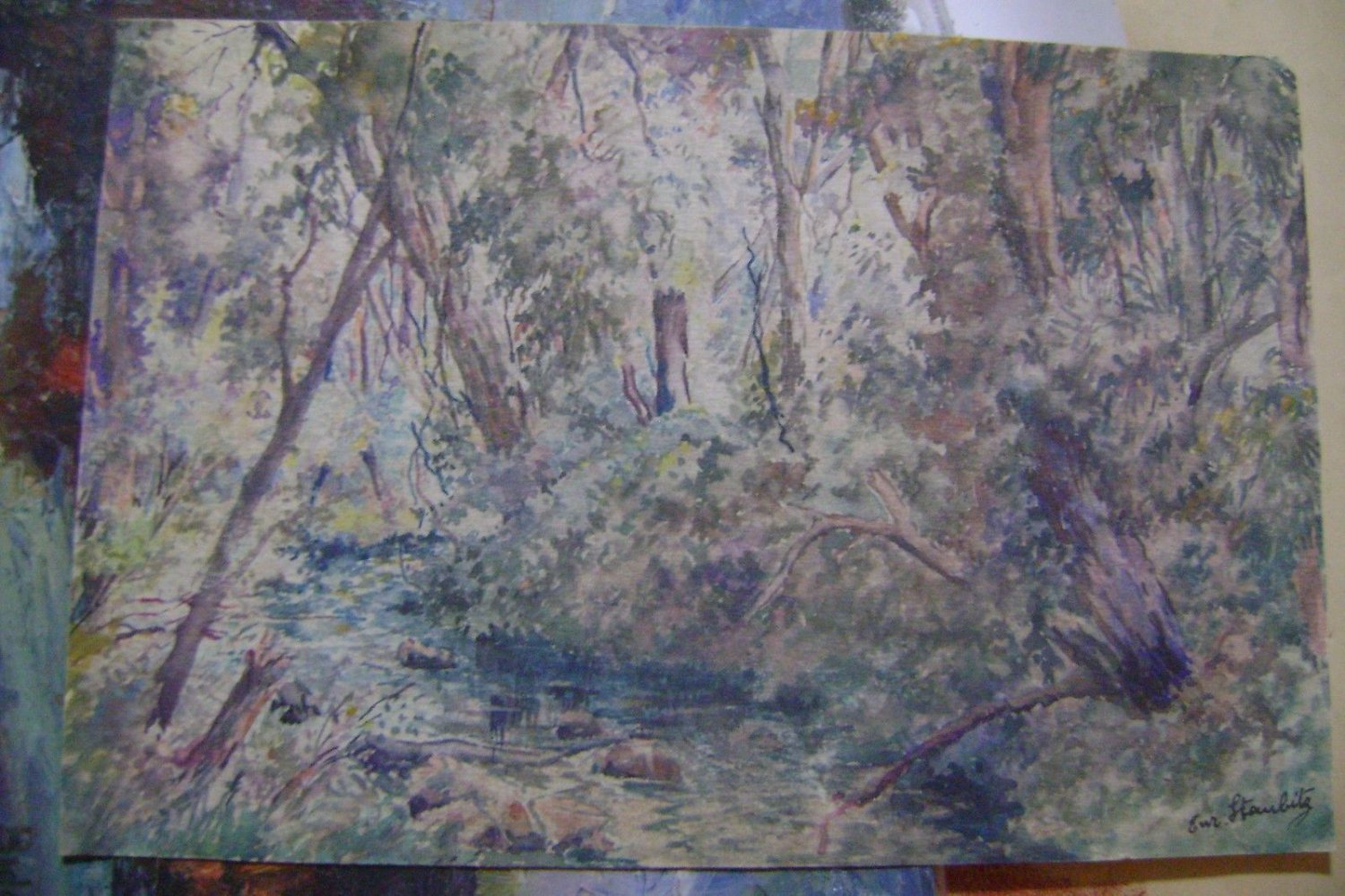 Woods watercolours  original