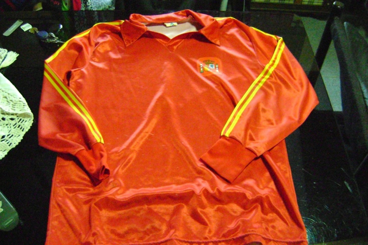 vinatge retro  old soccer jersey camiseta Spain  soccer