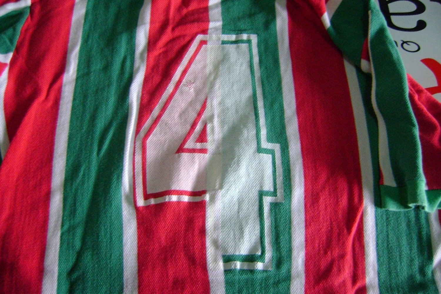 vintage old Jersey similar Fluminense Cotton. with 4
