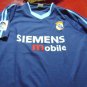 old  soccer retro blue Jersey Real Madrid  size