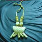 old native choker necklace bone