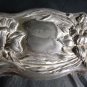 antique brush Art nouveau imperial silver plate