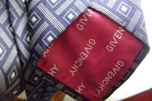 vintage black Givenchy tie