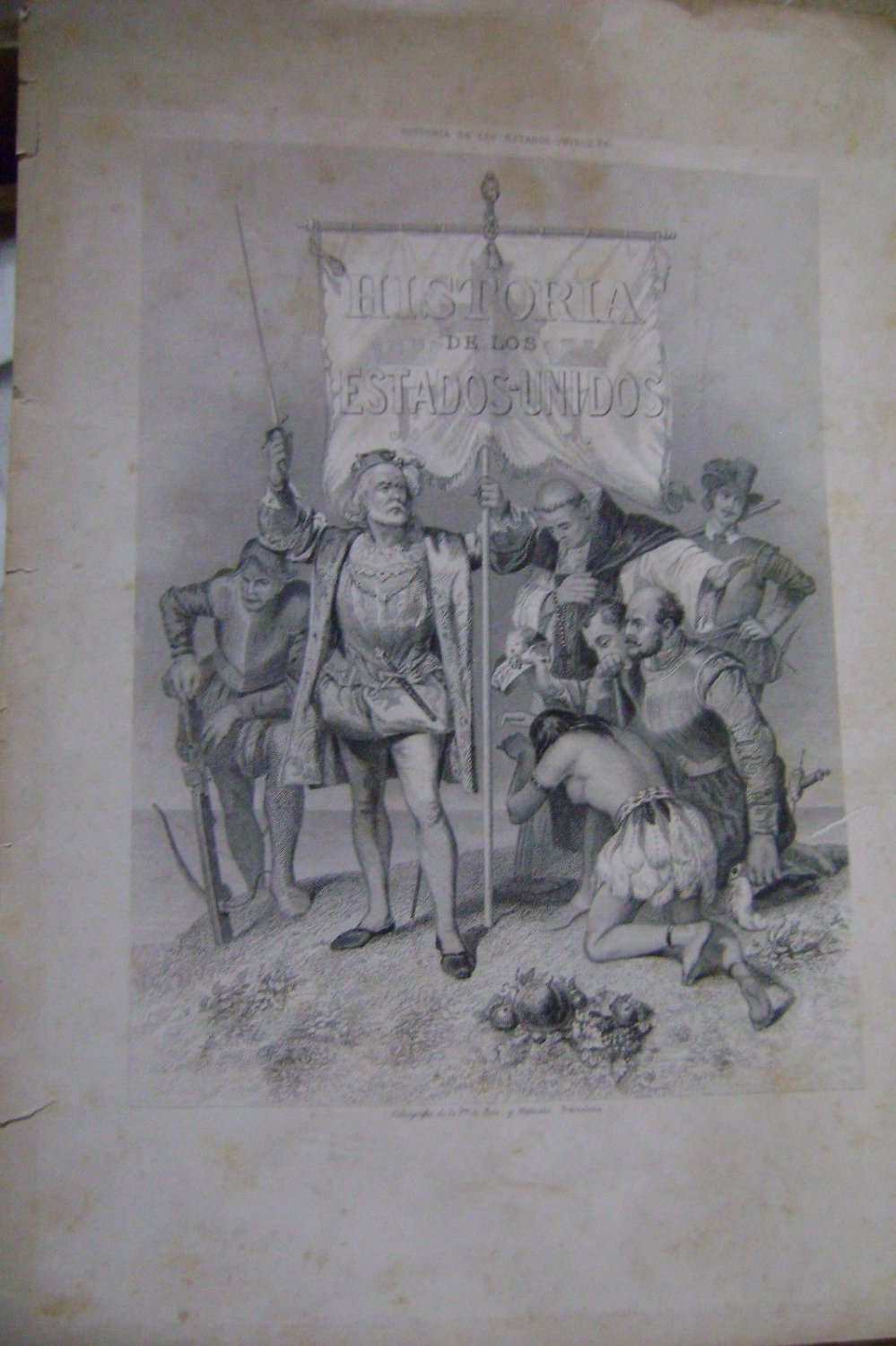 engraving ,HISTORIA DE LOS ESTADOS UNIDOS 1800