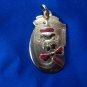 vintage  art- Deco pendant - monkey with Black and red enamel