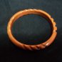 vintage brown  acrylic   bracelet - bakelite??