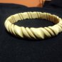 vintage Simil Ivory (resin o celluloide) and bronze Bracelet