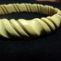 vintage Simil Ivory (resin o celluloide) and bronze Bracelet