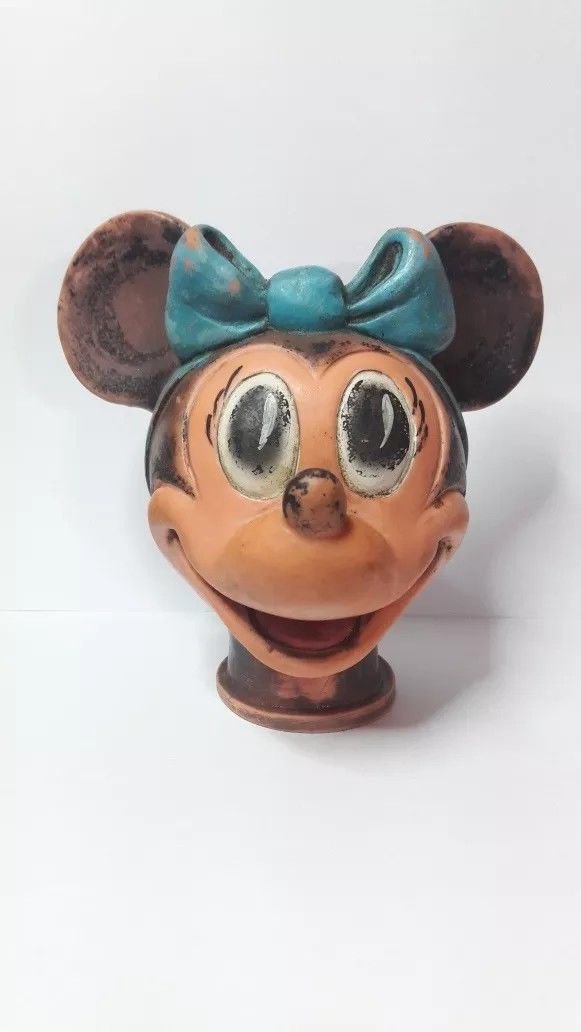 old  vintage  Rubber puppet Minnie Mouse  collections