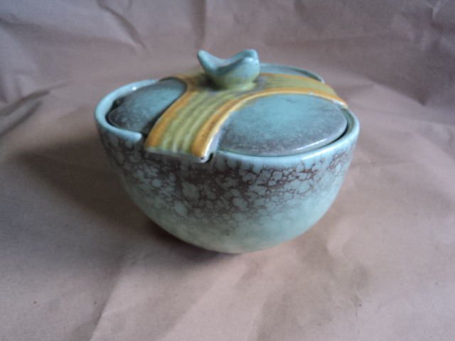 vintage  German ceramic sugar possibly 60s