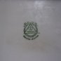 Vintage rare old porcelain dish - plate  old bus -verbano