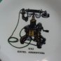 Vintage old porcelain dish - old telephone. ENTEL - Argentina 1892