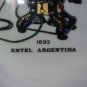 Vintage old porcelain dish - old telephone. ENTEL - Argentina 1892