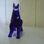 rara Blue dog  glass