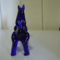 rara Blue dog  glass