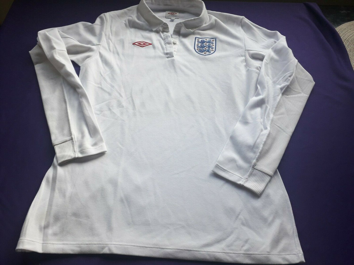 old soccer white  Jersey  England umbro  cotton similar