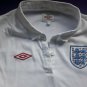 old soccer white  Jersey  England umbro  cotton similar