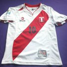 old soccer  Jersey  Peru with 10 walon child o lady