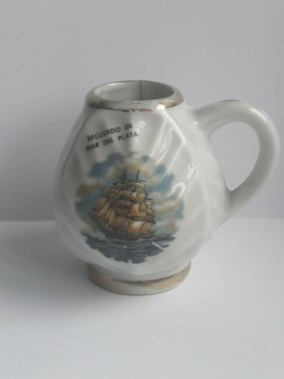 Old Collection  porcelain Mate  Argentina    Mar del Plata