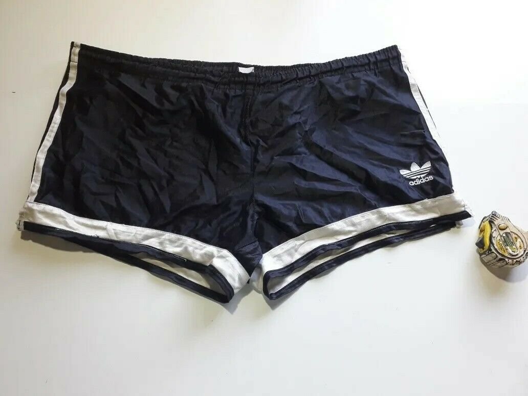 old soccer Black short, adidas brand, football collection