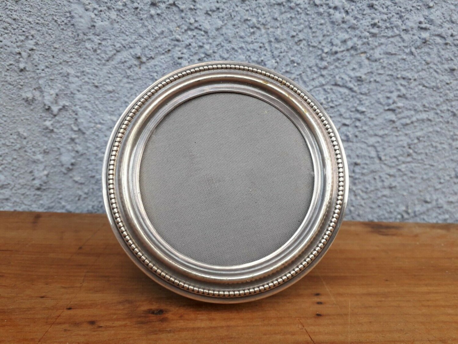 vintage decorative sterling  picture frame Argentina 925 circle