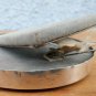 vintage decorative sterling  picture frame Argentina 925 circle