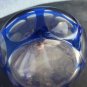 vintage old blue cristal  Perfume bottle