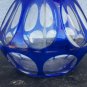 vintage old blue cristal  Perfume bottle