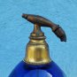 vintage old blue cristal  Perfume bottle