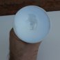 Antique Glass, Old Violet Opaline White color