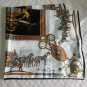 vintage authentic -  Estee Leveque  - handkerchief  scarf
