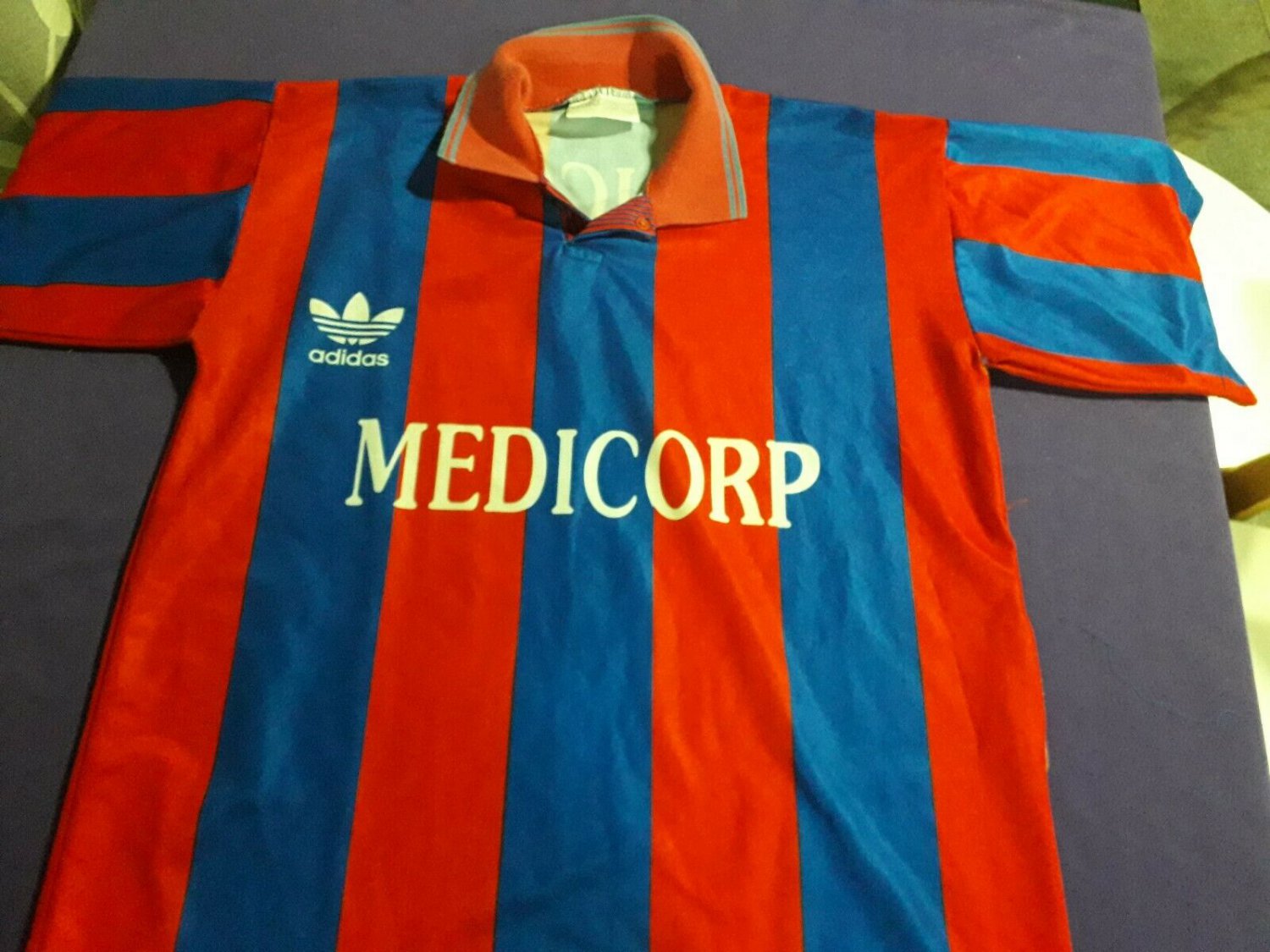 old soccer Jersey camiseta San Lorenzo Huracan Corri? Argentina 90 years aprox.