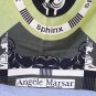 vintage Art-Deco egyptian motifs handkerchief Angele Marsar Buenos Aires