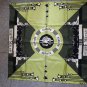 vintage Art-Deco egyptian motifs handkerchief Angele Marsar Buenos Aires