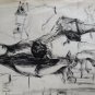 Drawing on paper , Nelly Alvarez Argentine Artist 1957