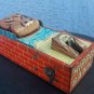 vintage tin toy . Hippo Bank made in Japan
