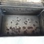 old silver plated jewelry box  no brand