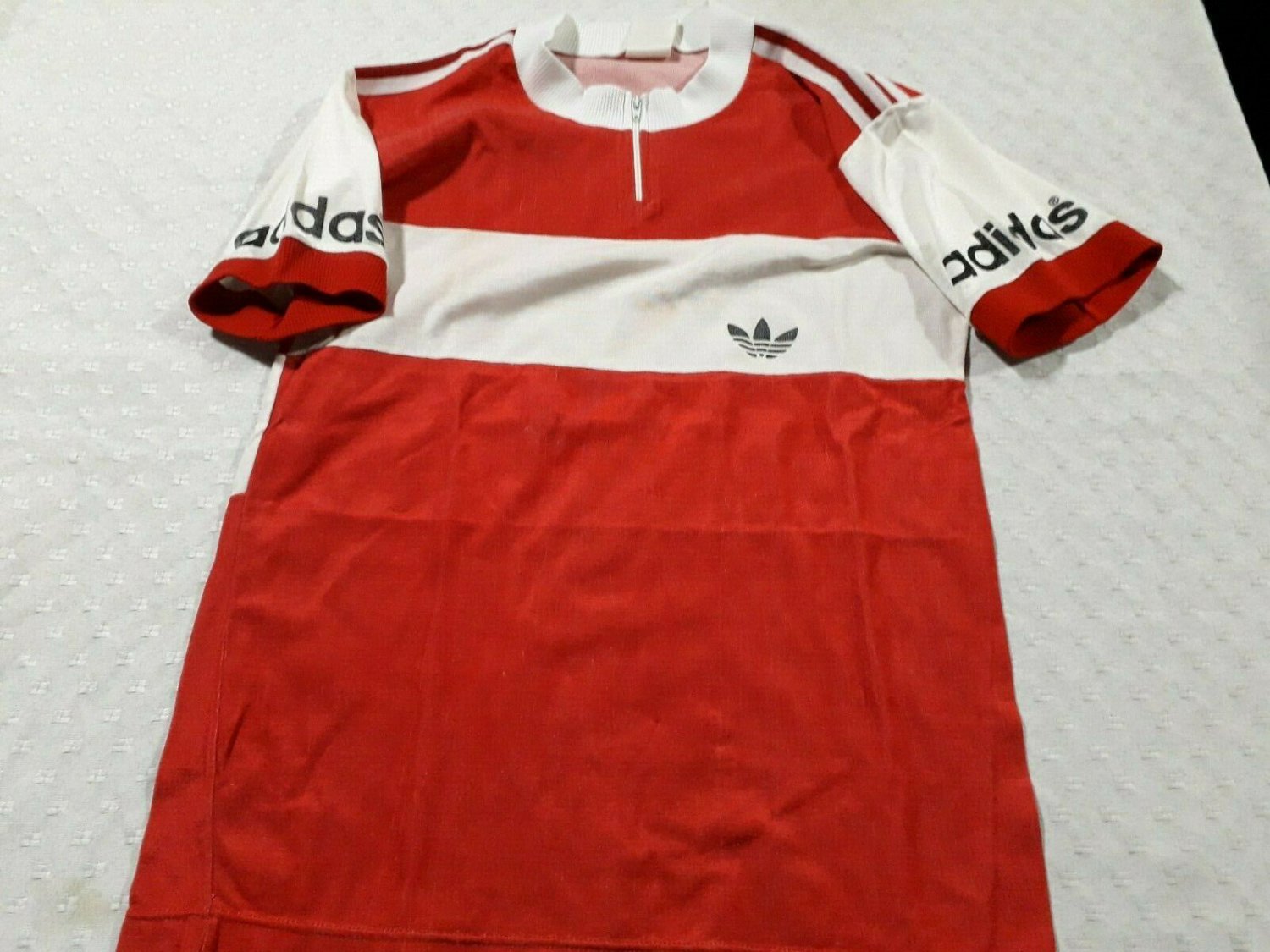 vintage rare Sport red  Jersey  adidas 80 size XS