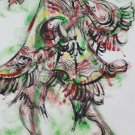 Original drawing on paper  argentian  artist Elena Castellanos   77