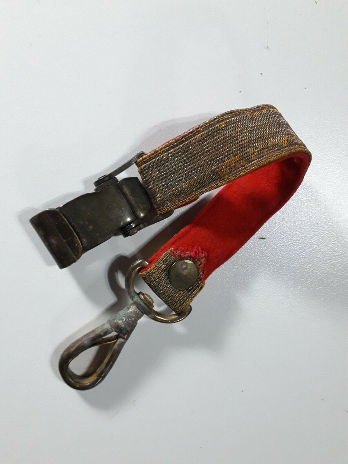 old Argentine military uniform pendant, saber bra