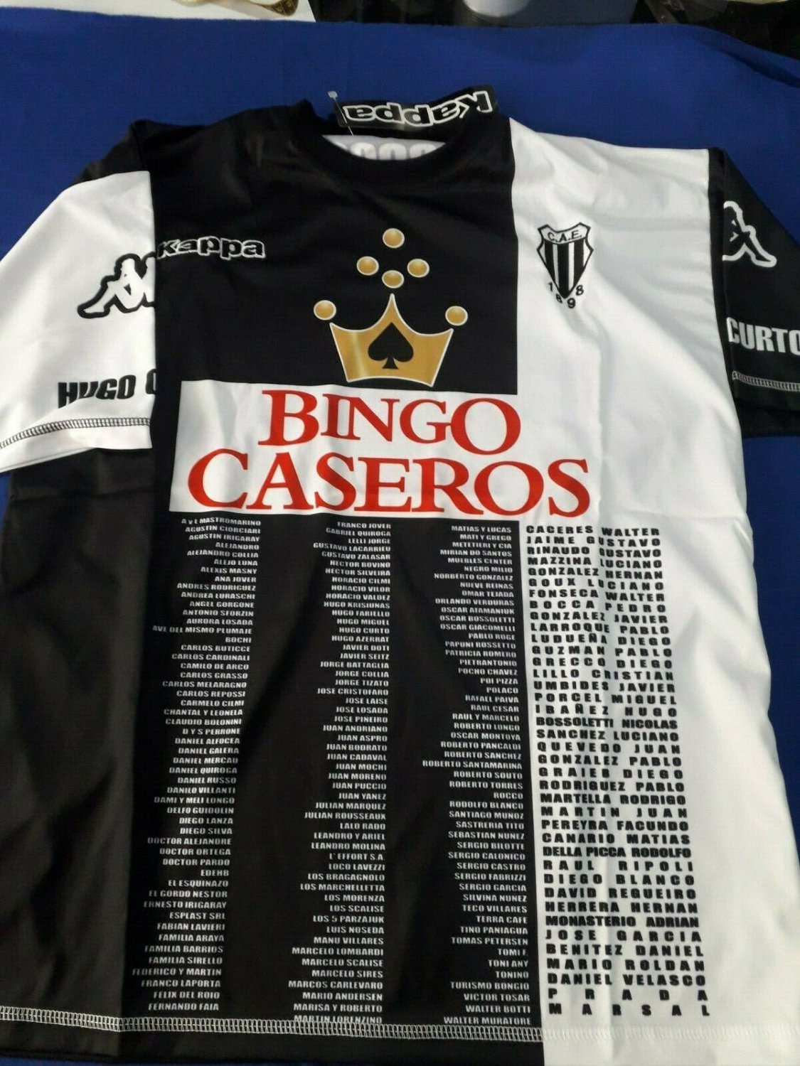 old blue soccer jersey Club Estudiantes de Buenos Aires 2007   Argentina team