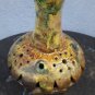 old vintage ceramic table lamp with bronze 60s approx