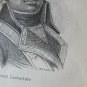 old engraving print Toussaint Louverture HR  Haiti  , extracted book of 1895