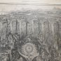 Old religious engraving early 1900 hell, 7 deadly sins  maison de la bonne N7