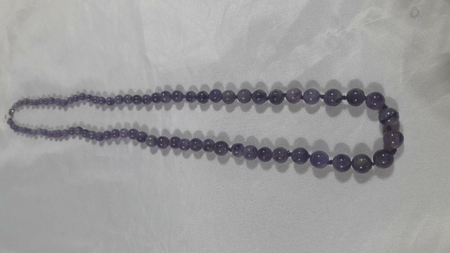 vintage Amethyst Pearls Necklace, Check Stock