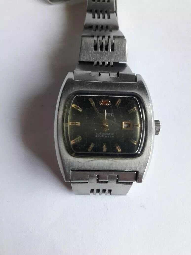 Automatic Orient  Lady wrist watch 70&Acirc;&acute;s Check Stock